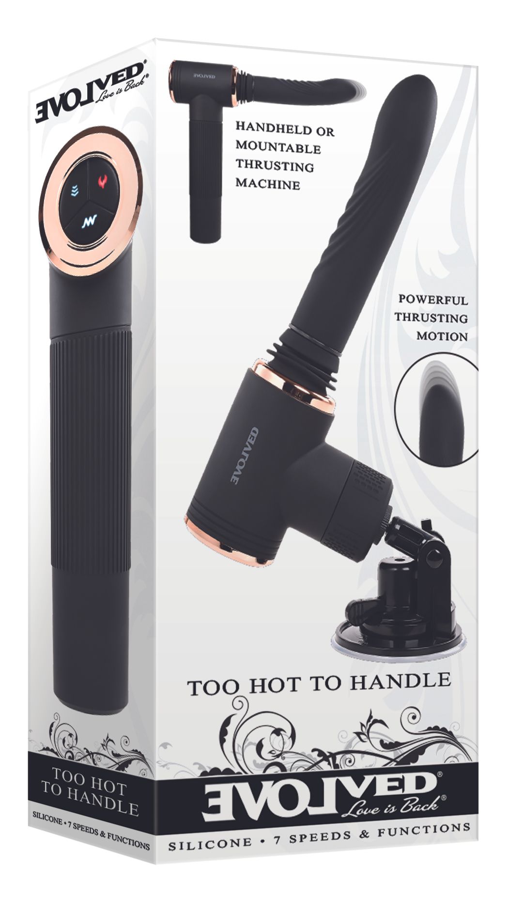 Evolved - Too Hot To Handle Vibrator - Black