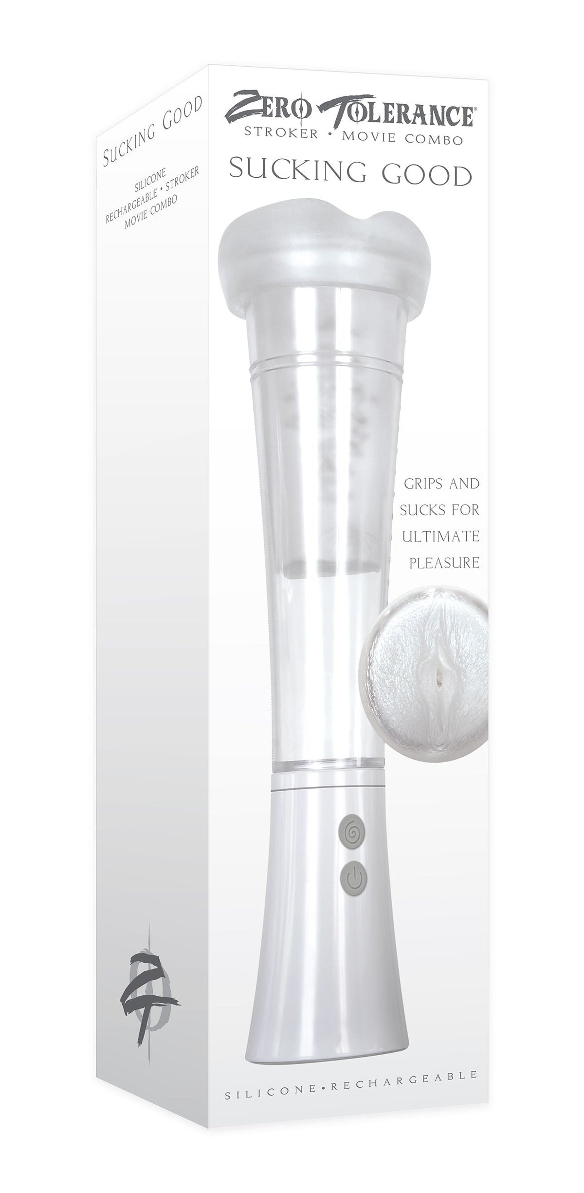 Evolved - Sucking Good Vibrating Masturbator - Transparent