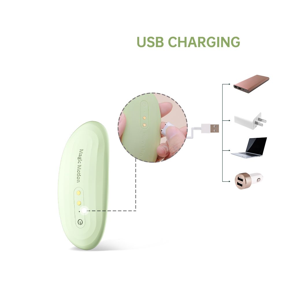 Magic Motion - Nyx Smart Panty Vibrator - Green