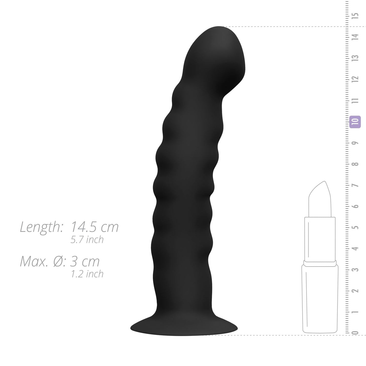 Easytoys Fetish - Silicone Strap-On - Bended