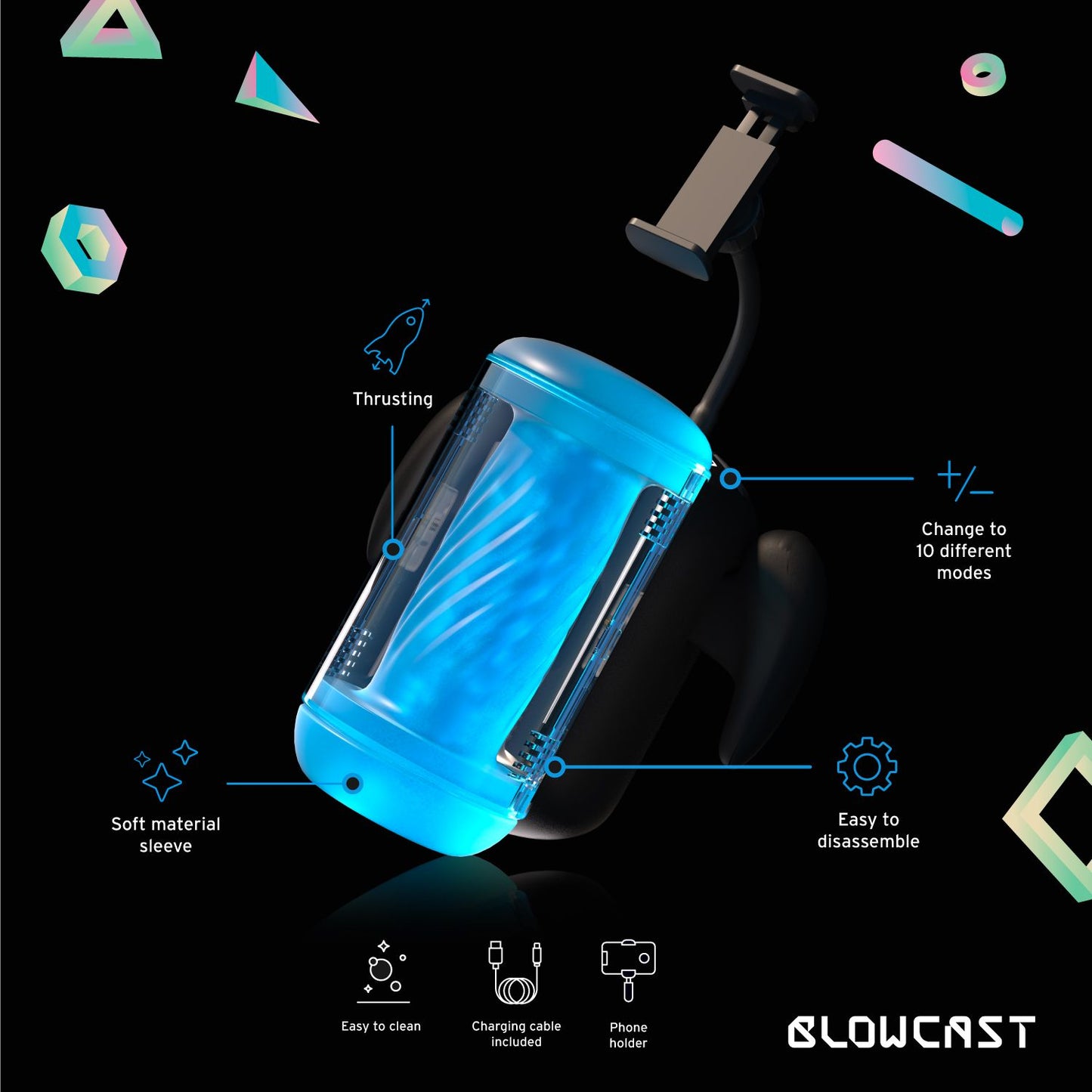 BLOWCAST - Wingman Lite Automatic Masturbator