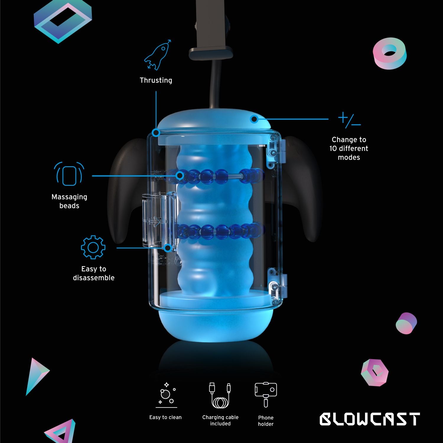 BLOWCAST - Wingman Plus Automatic Masturbator