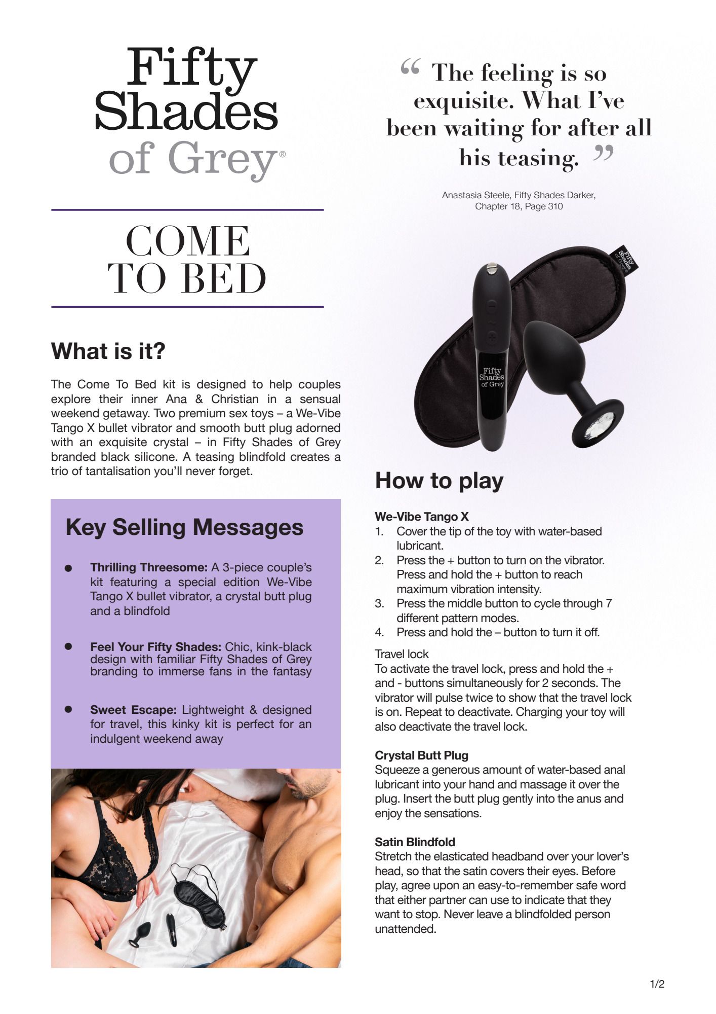 Come To Bed Couple’s Kit