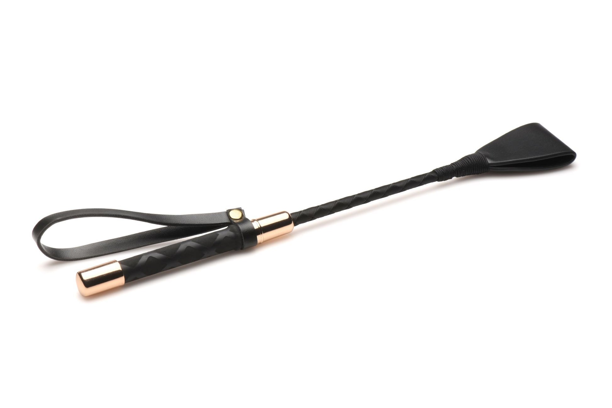 Black lingerie Master Series Stallion Riding Crop Black by XR Brands
