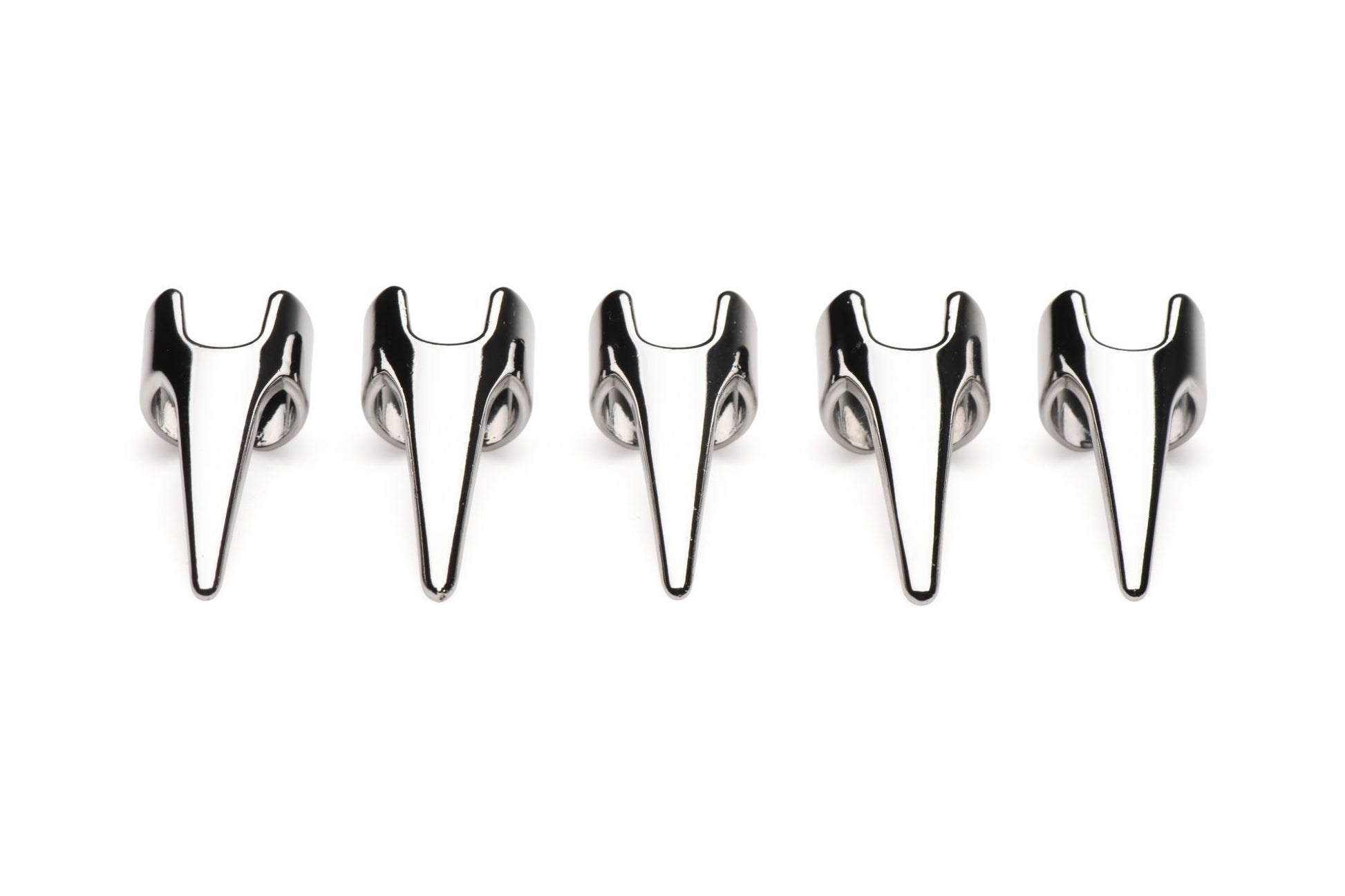 Five-Piece Sensation Claw Rings - Silver