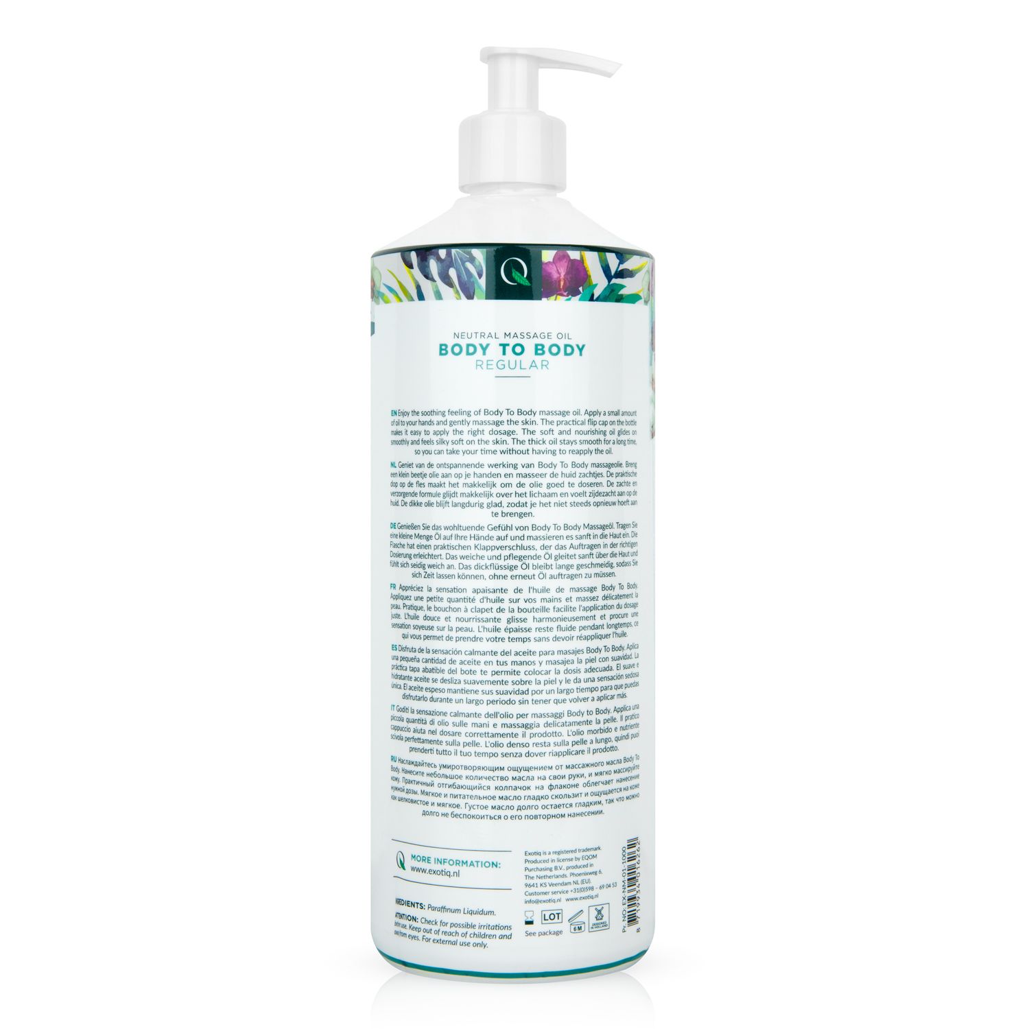 Exotiq Body To Body Oil - 1L