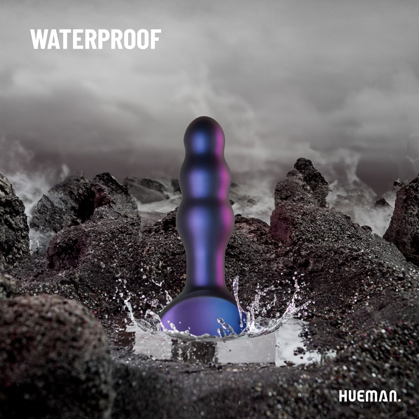 Hueman - Space Invader Vibrating and Thrusting Butt Plug