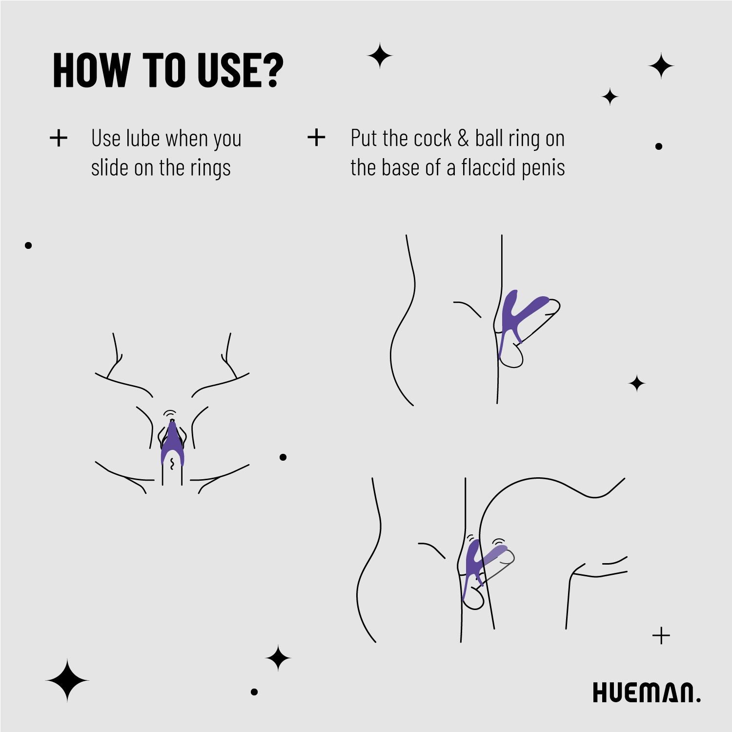 Hueman - Vibrating Cock Ring