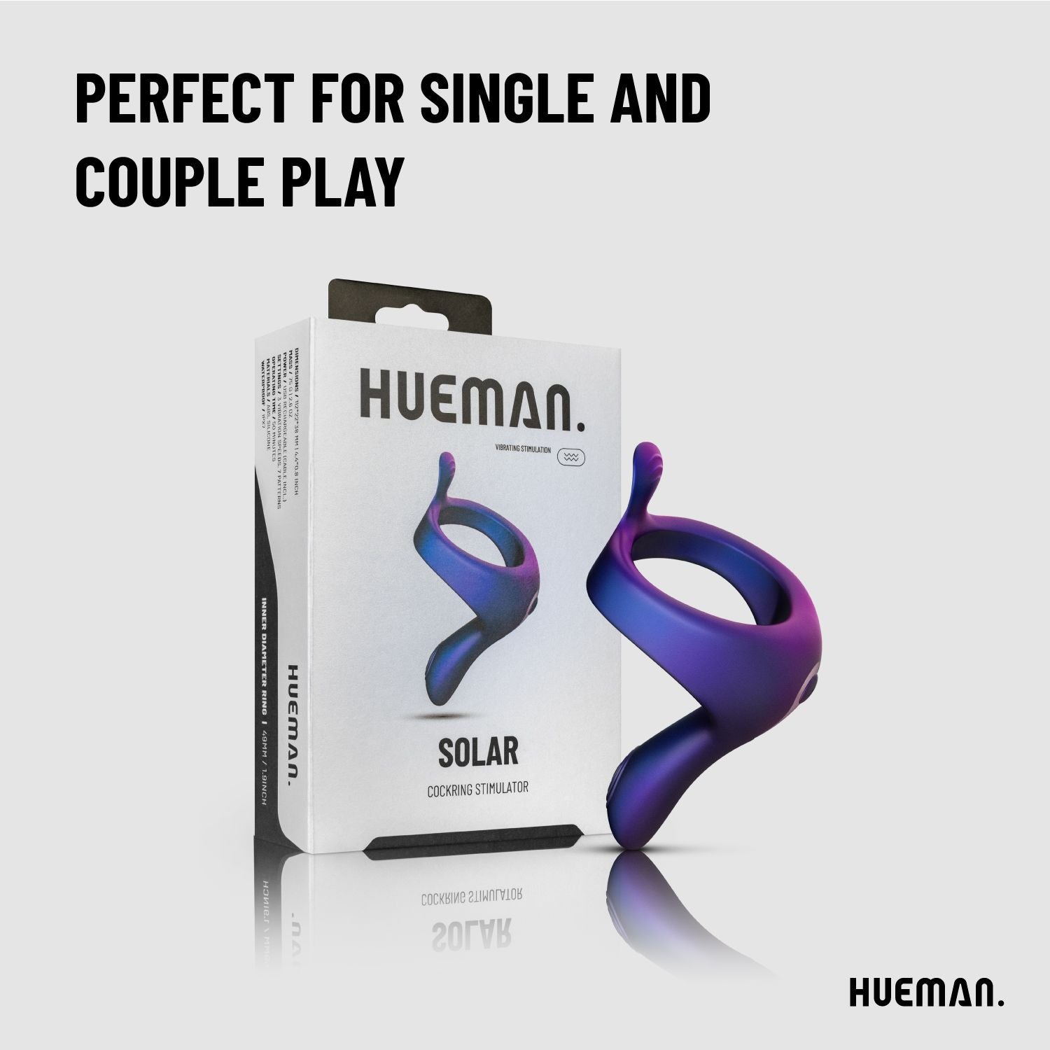 Hueman - Vibrating Strap-on Cockring
