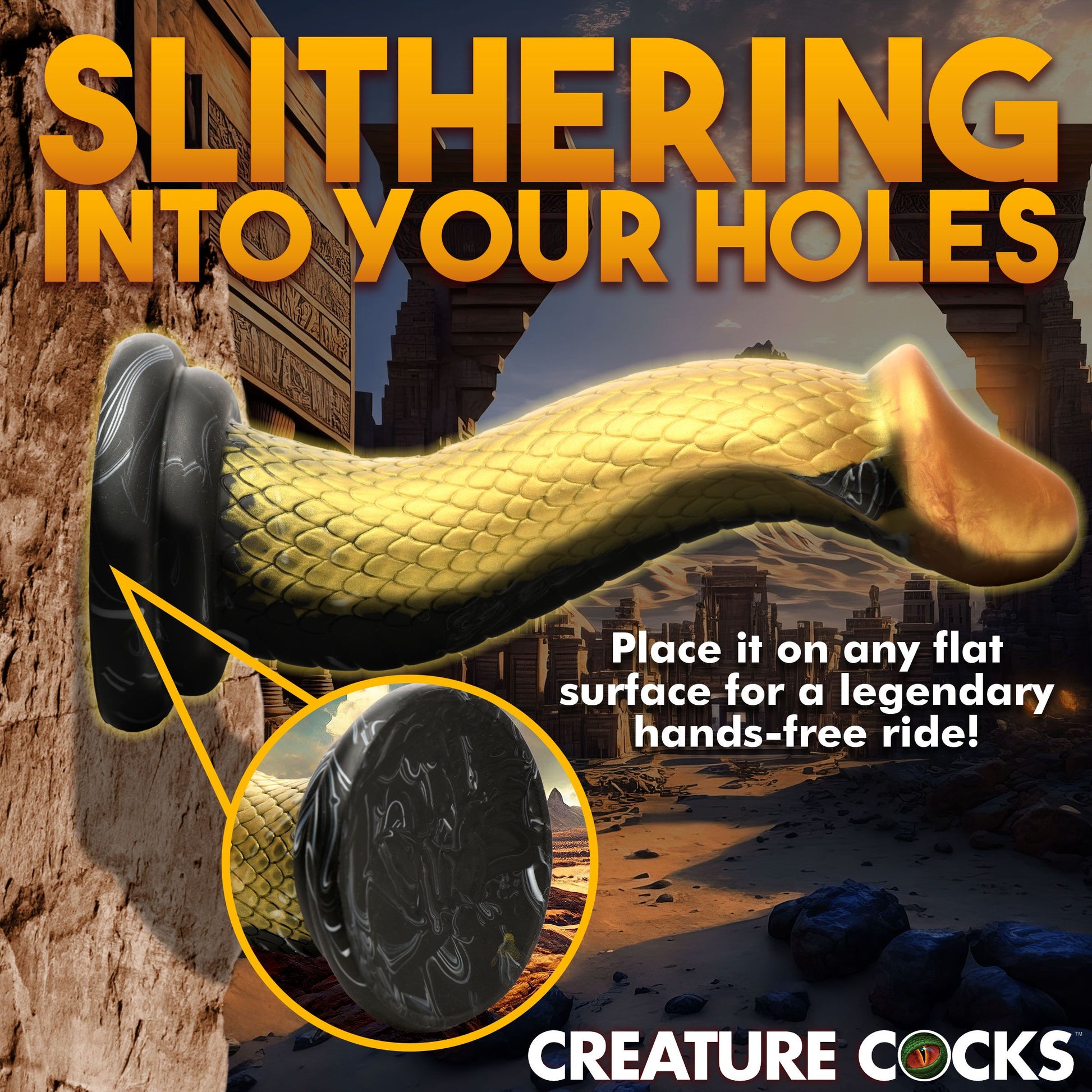 Golden Mamba Dildo