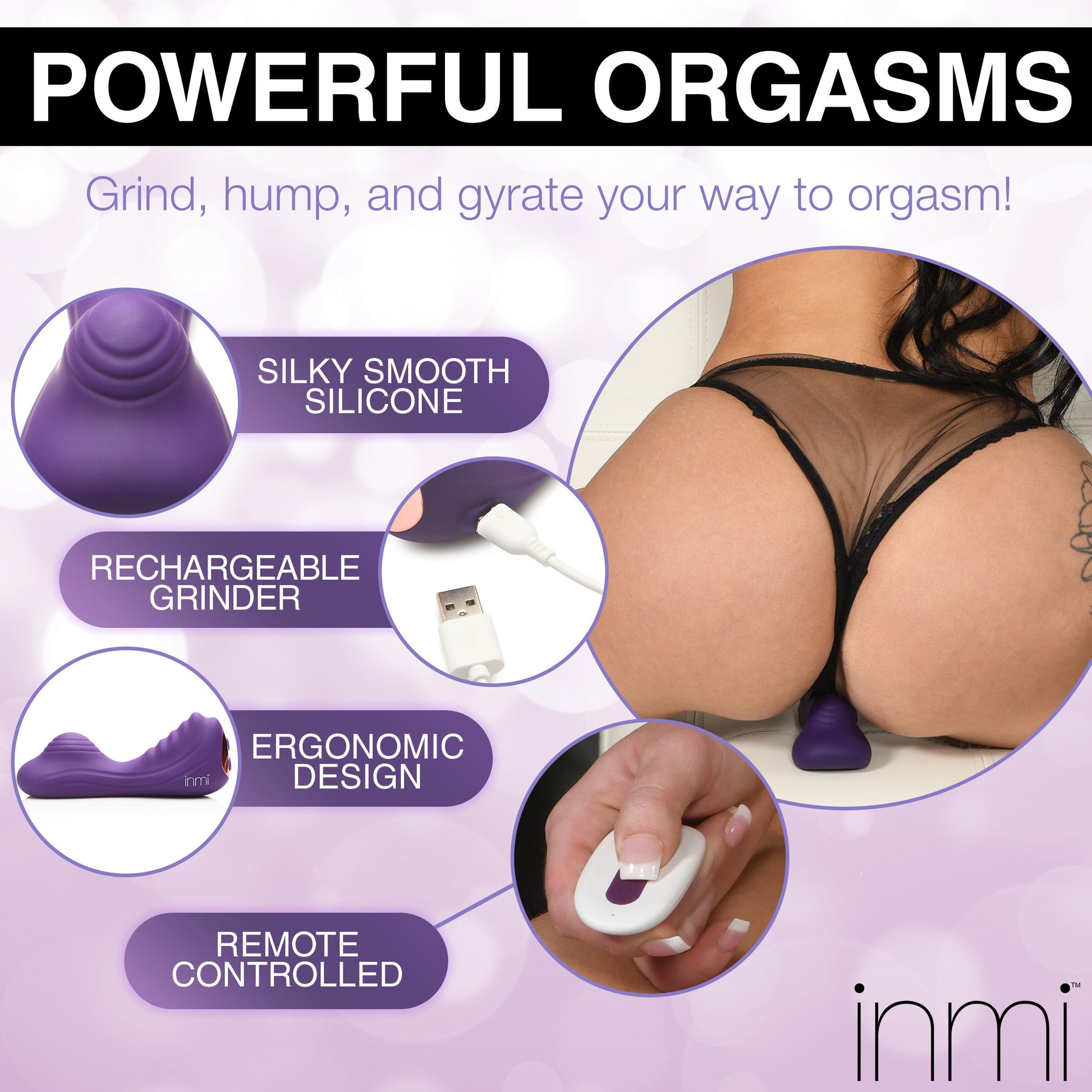 Inmi - Ride N' Grind Vibratior w/ Remote Control