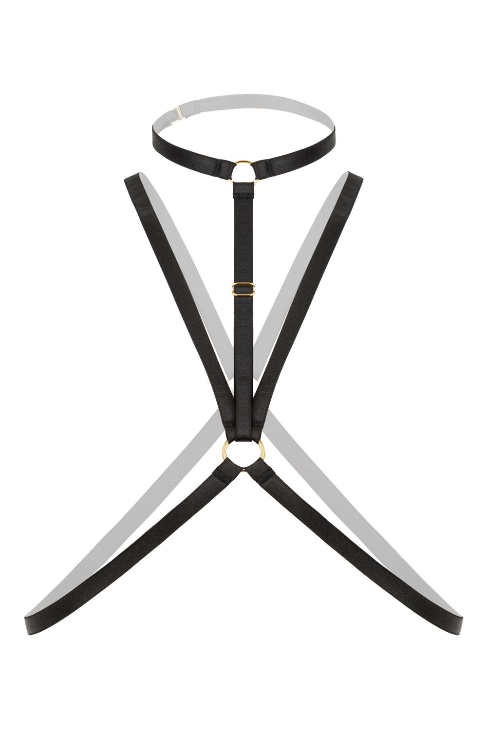 Christine - Strappy Harness Bralette Secret Love- black