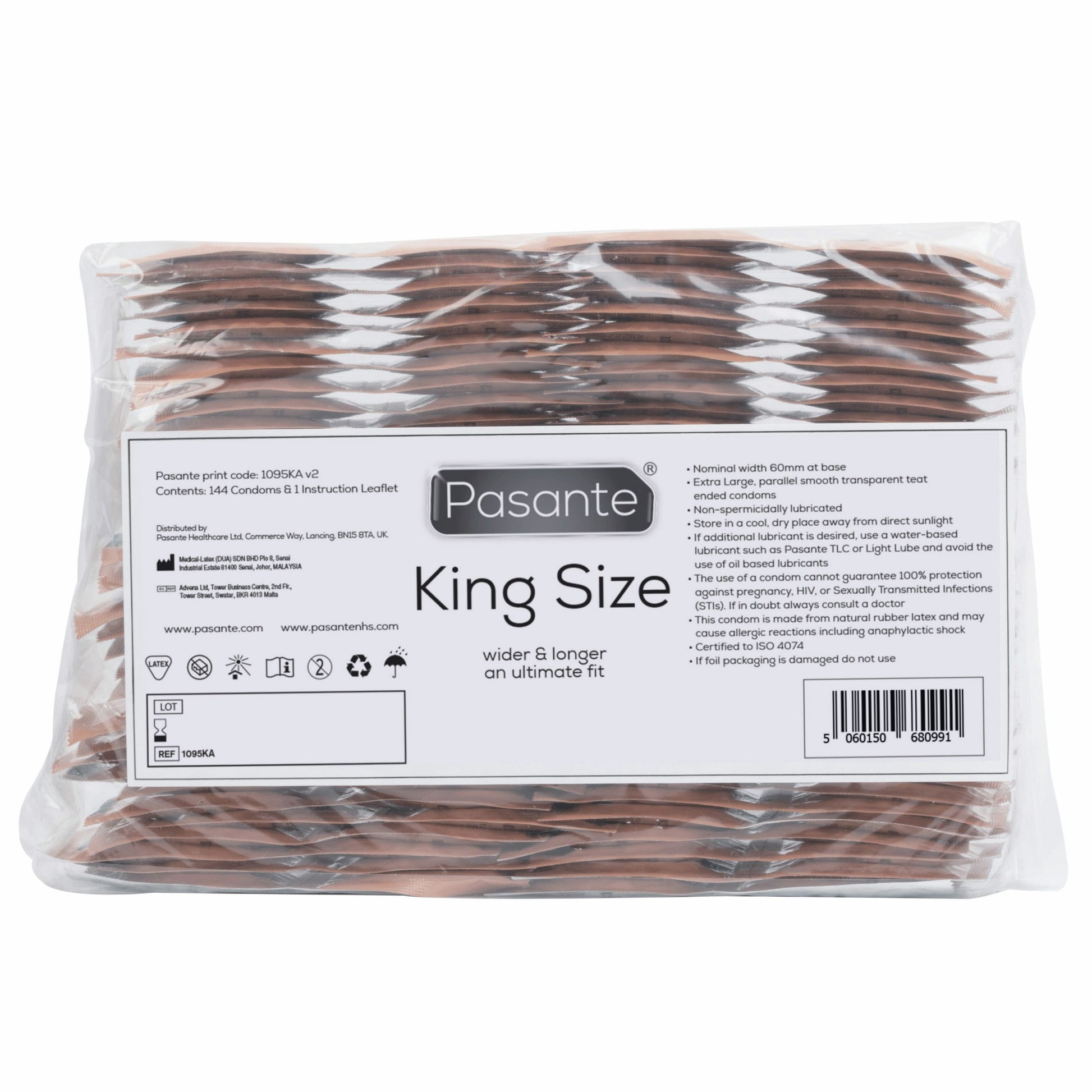 Pasante King Size condoms 144 pcs