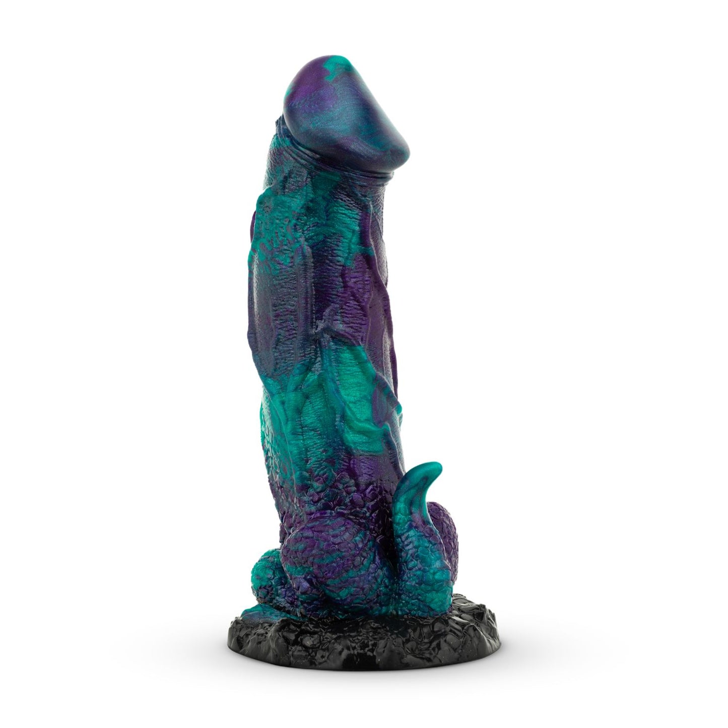 Mythical Mates - Dragonfly Dildo Purple & Green - 22.6 cm