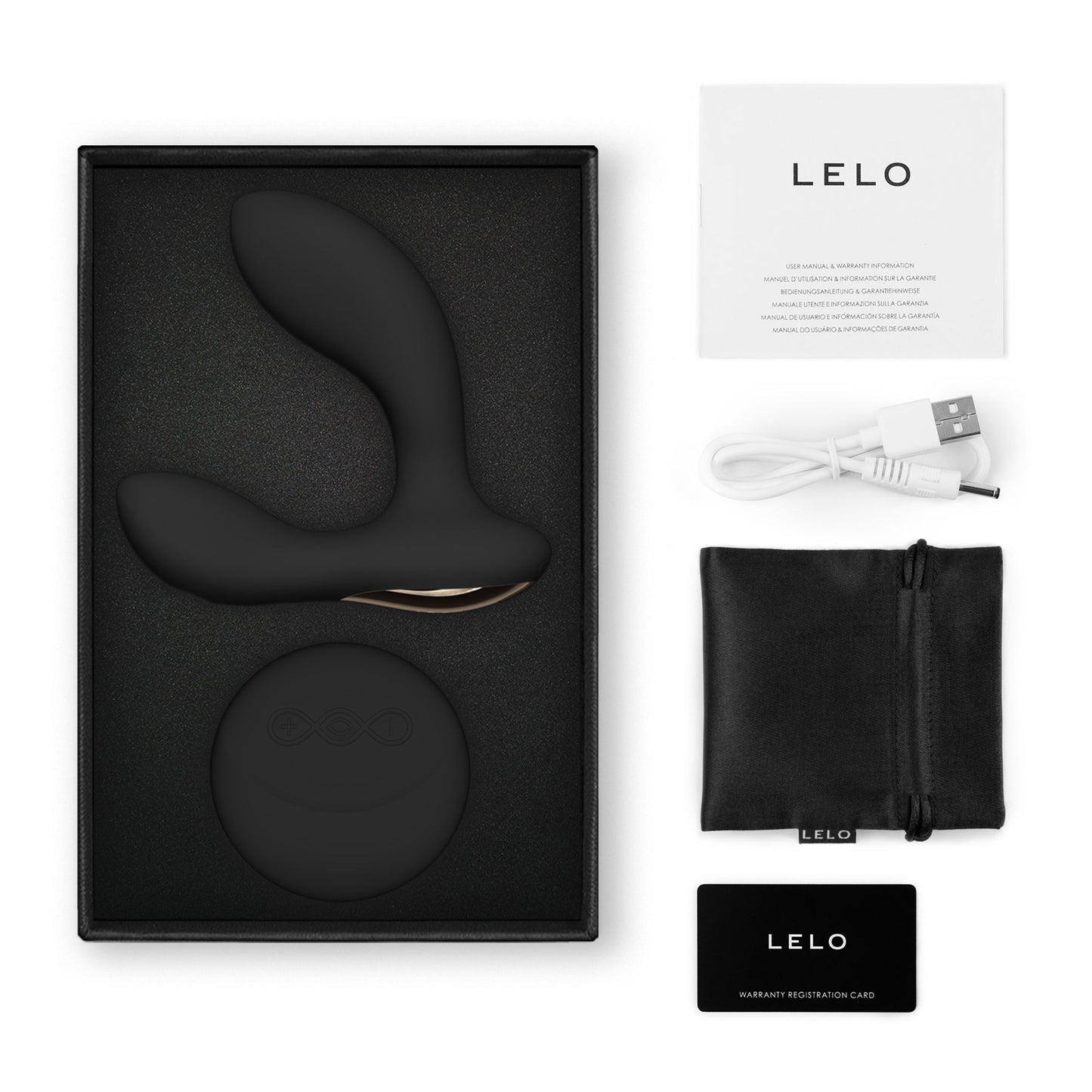 LELO - Hugo 2 Remote-Controlled Prostate Massager - Black