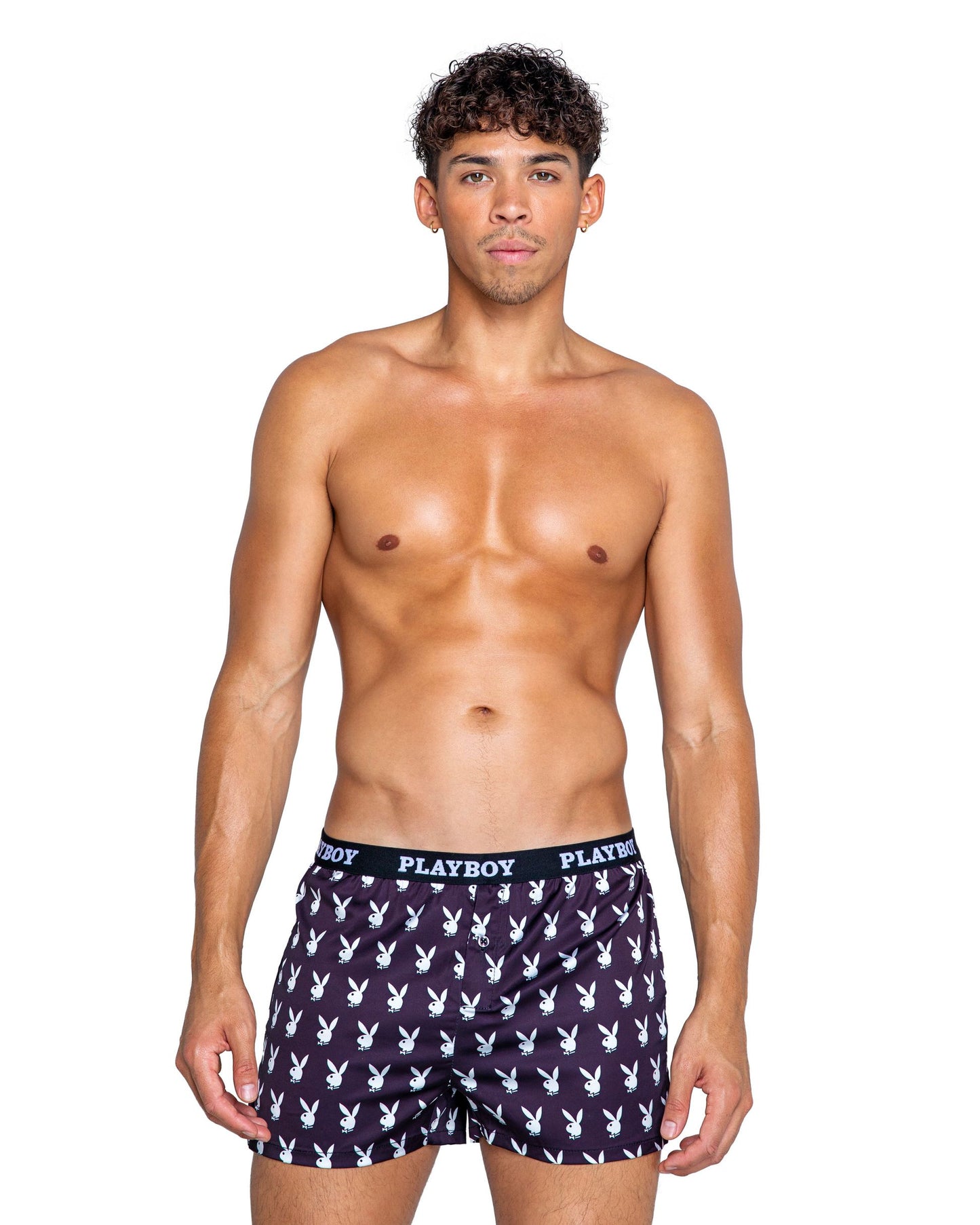 Playboy Lingerie - Mens Champion Boxer - Black