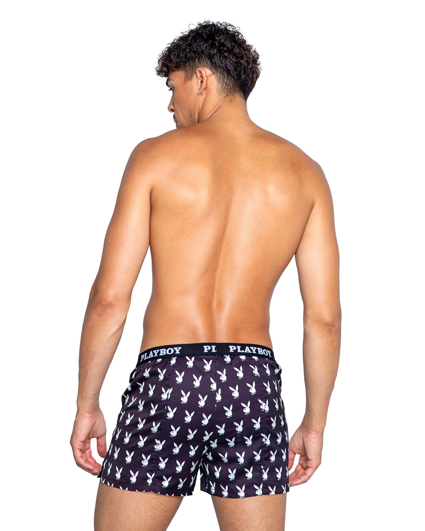 Playboy Lingerie - Mens Champion Boxer - Black