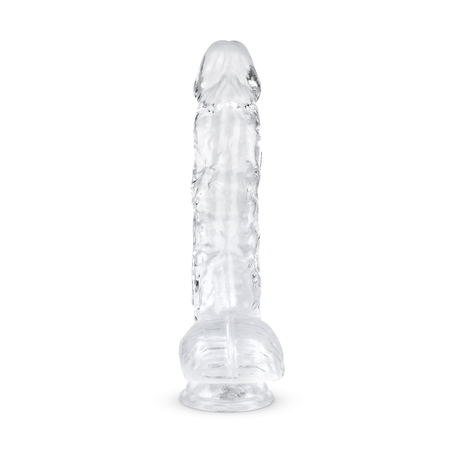 Jelly Dildo with Balls - 13.5 cm