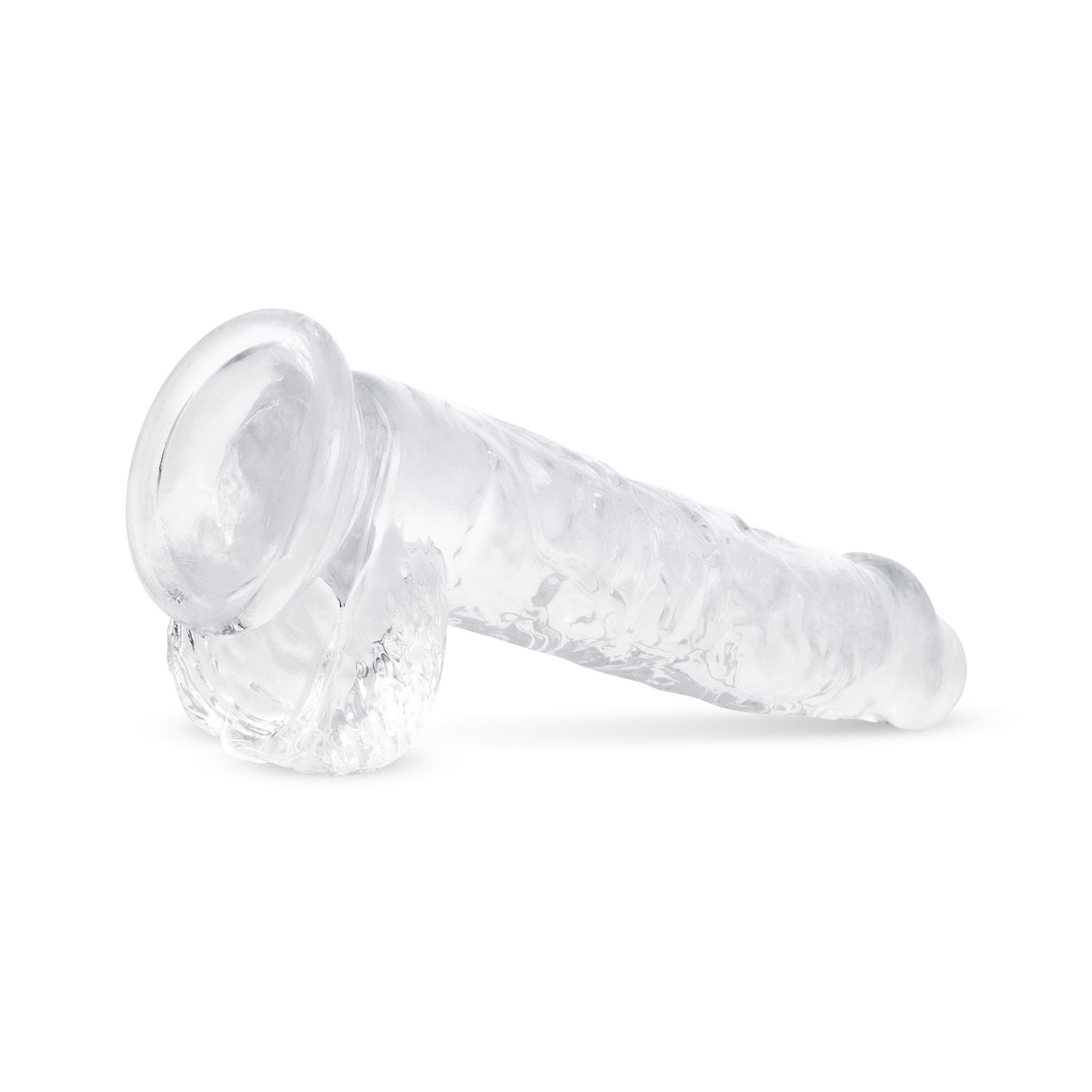 Jelly Dildo with Balls - 13.5 cm