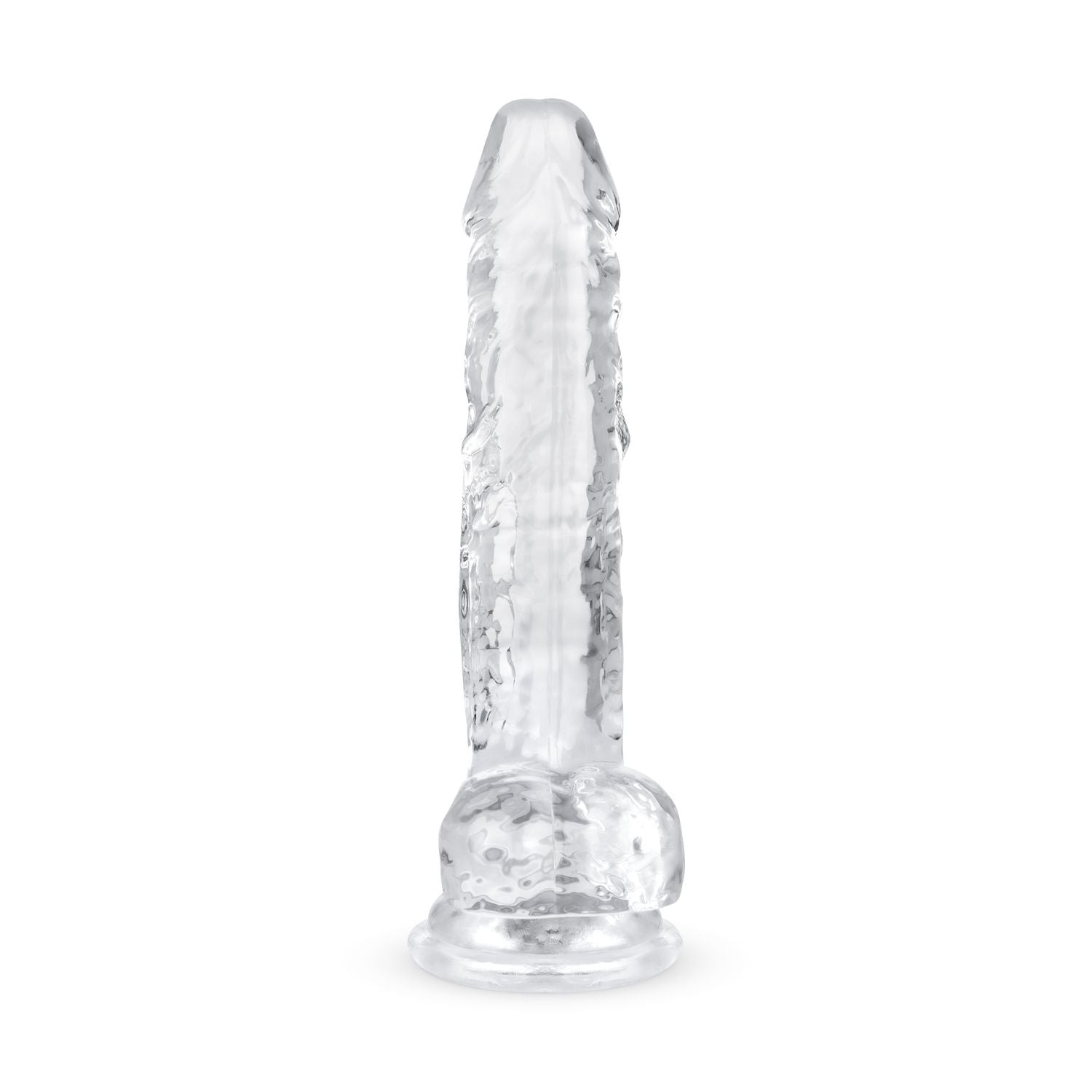 Jelly Dildo with Balls - 17 cm