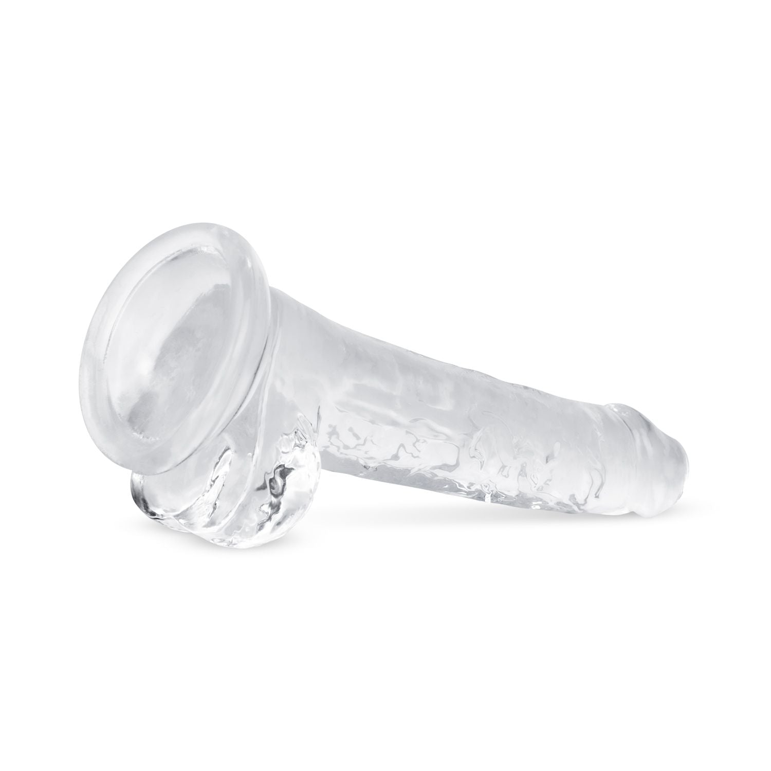 Jelly Dildo with Balls - 17 cm