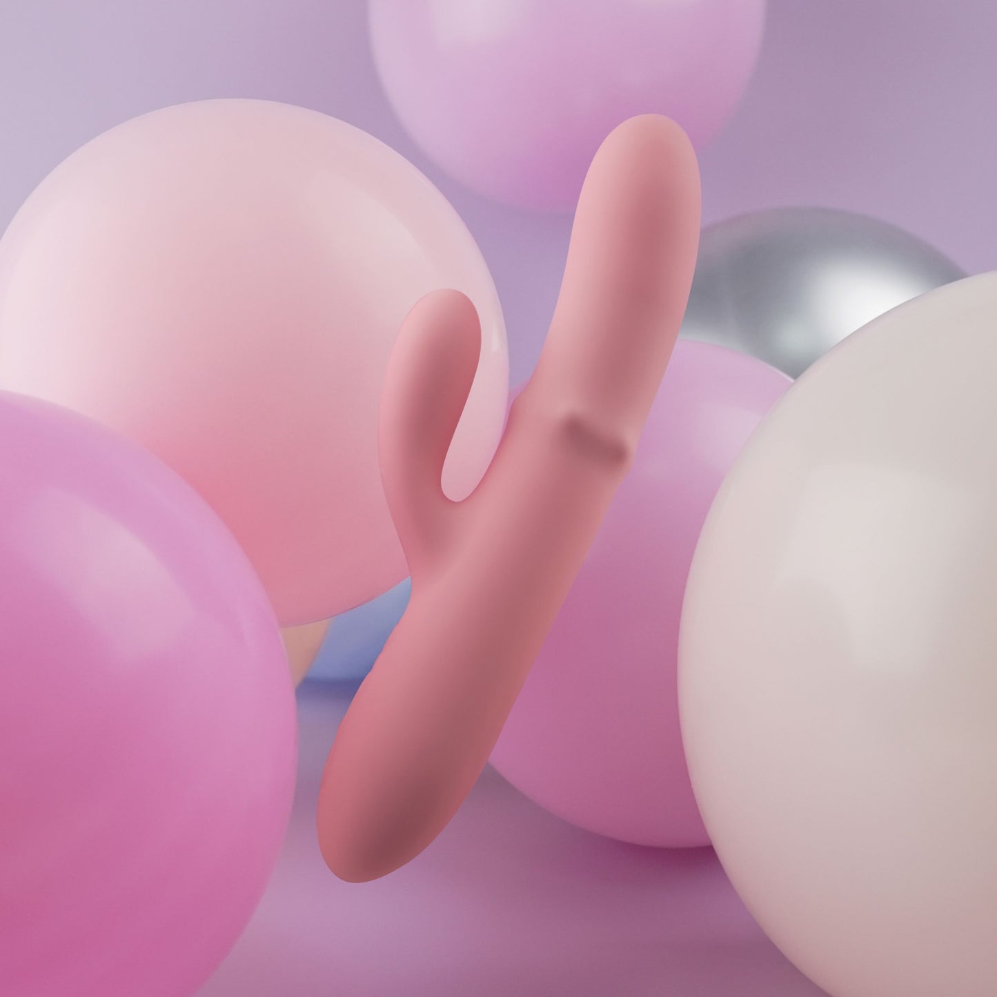SVAKOM - Mora Neo Interactive Thrusting Vibrator - Peach