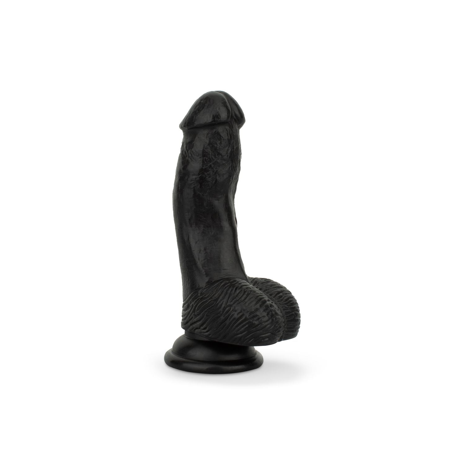 Dildo with balls 12 cm Black