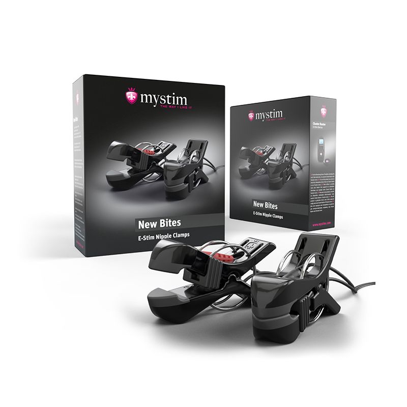 Mystim - Barry Bite Nipple Clamps - Black