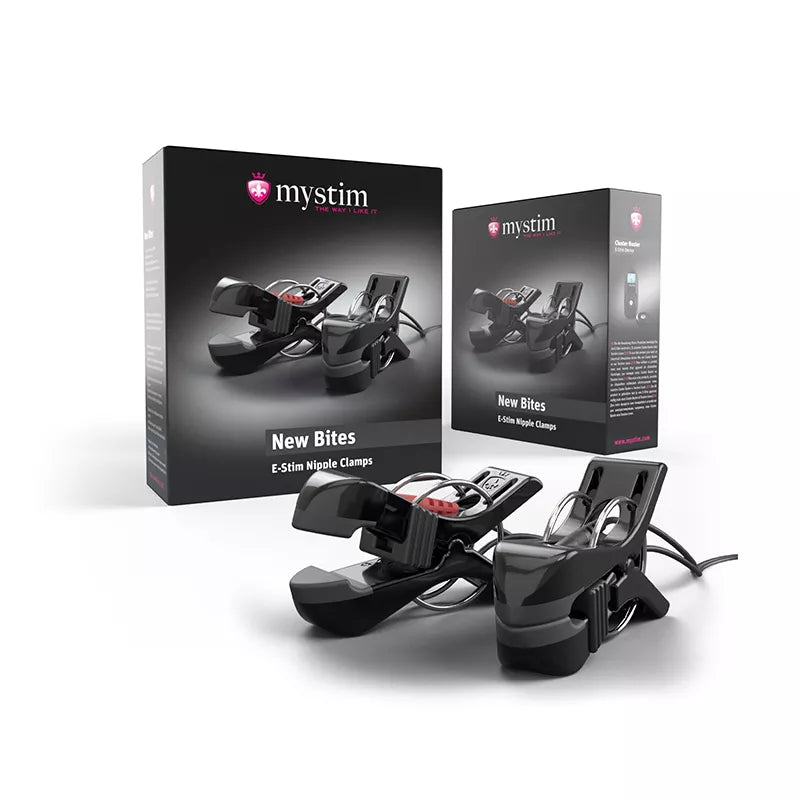 Mystim - Barry Bite Nipple Clamps - Black