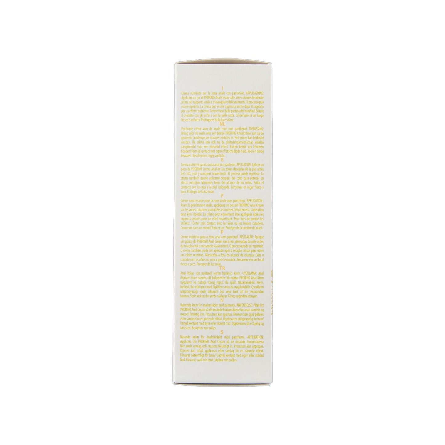 HOT - PRORINO Sensitive Anal Comfort Cream - 100 ml
