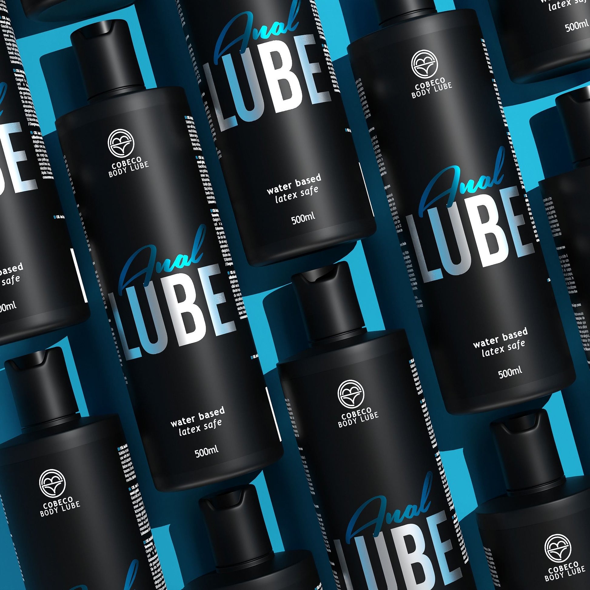 Cobeco AnalLube Waterbased Bottle 500ml