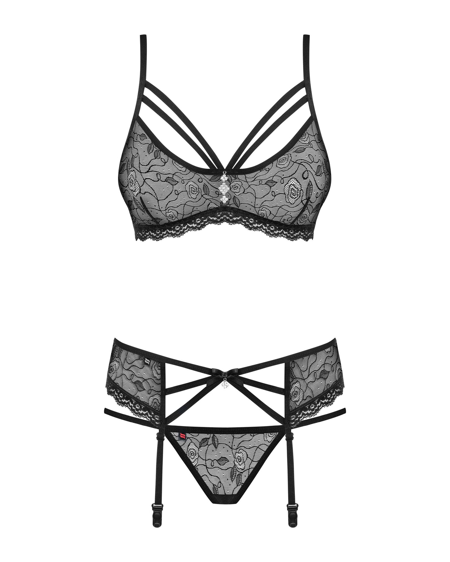 Obsessive - Fabulous 3 pcs set - Black