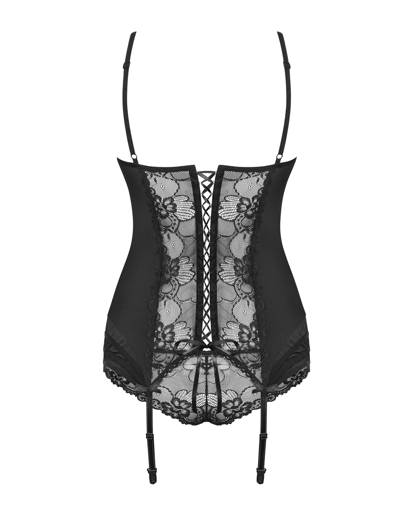 Obsessive - Heartine Suspender Corset Set