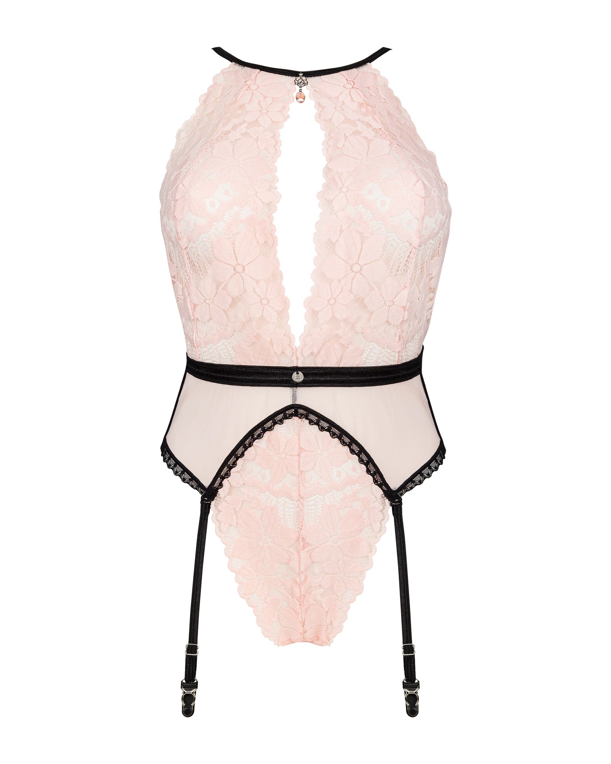 Obsessive - Lilines Garter Teddy - Pink