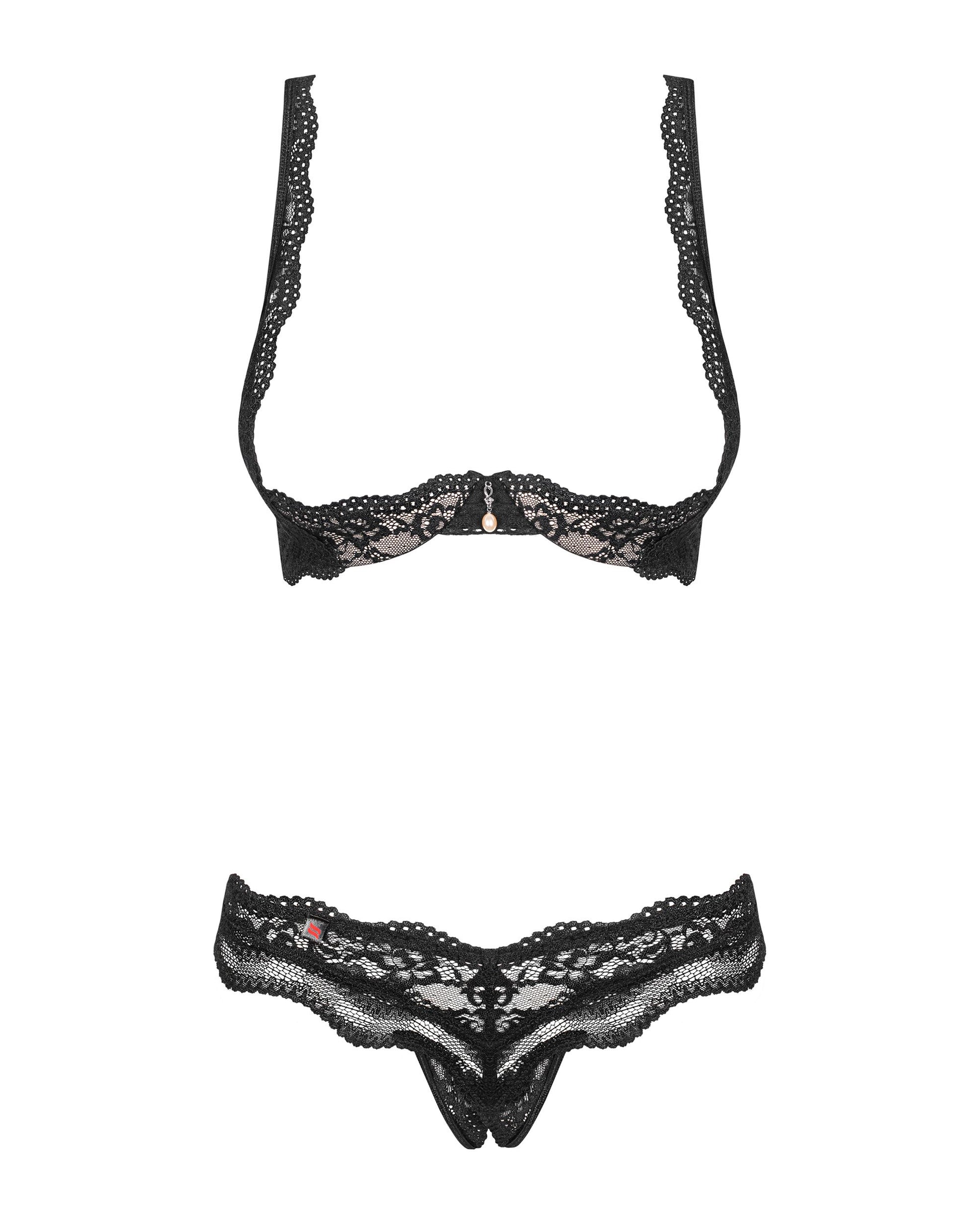 Obsessive - Luvae Open Cup Bra Set