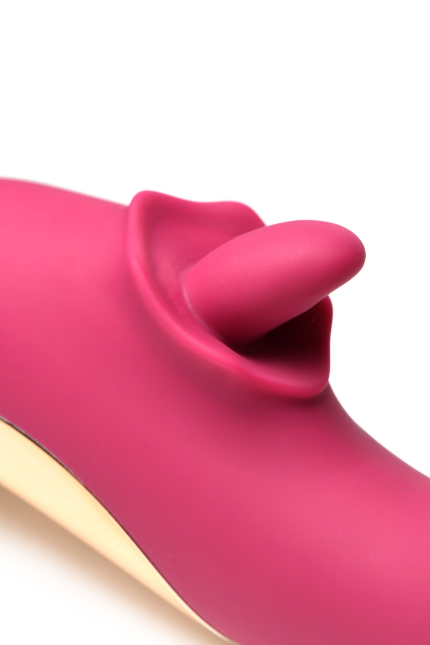 XR Brands - Tease & Please Licking & Thrusting Vibrator - Pink