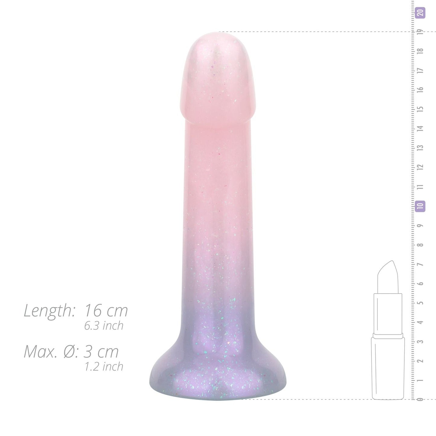 Mermaid Ombre Dildo - 15 cm