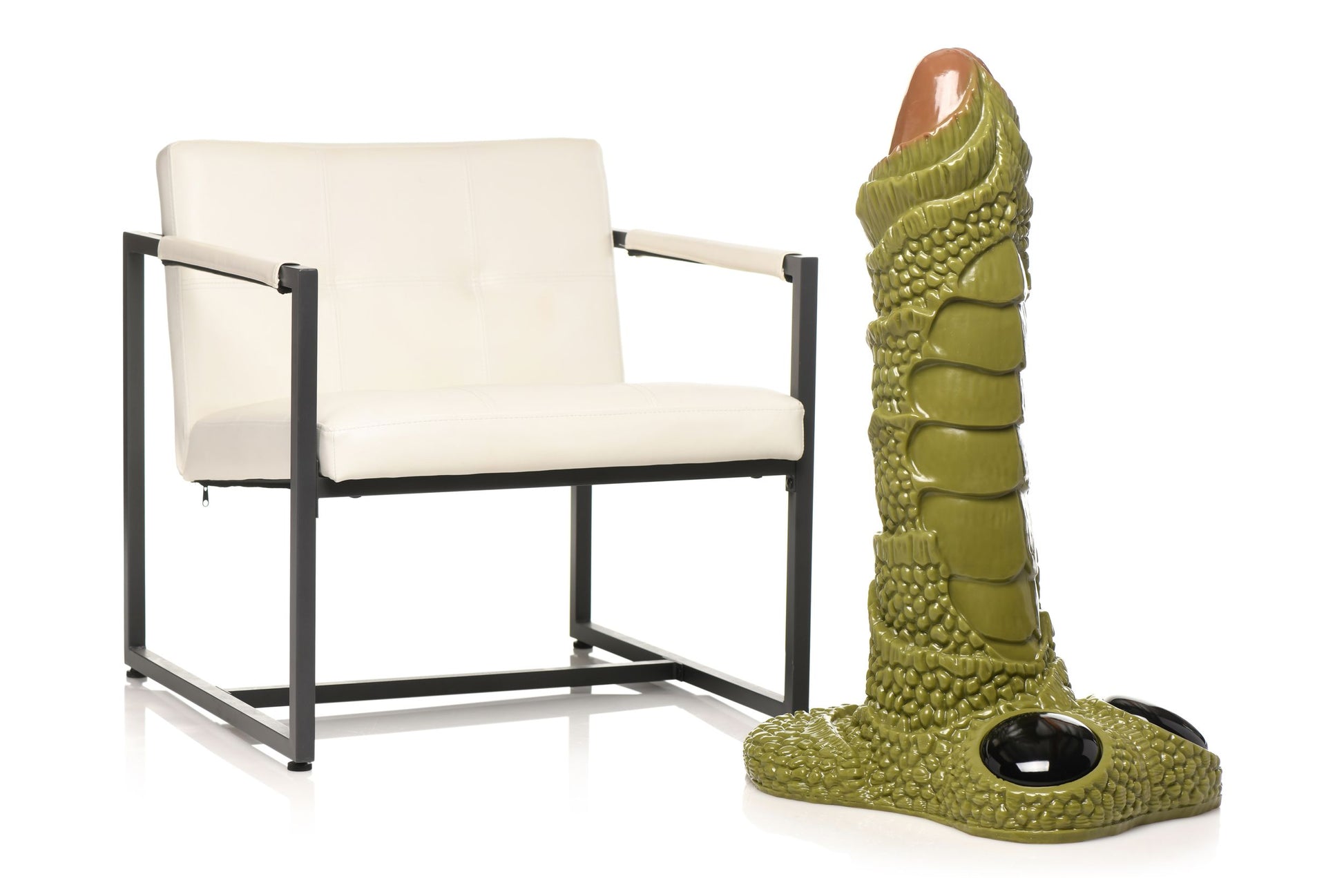 XR Brands - Giant Scaly Swamp Monster Dildo - Green