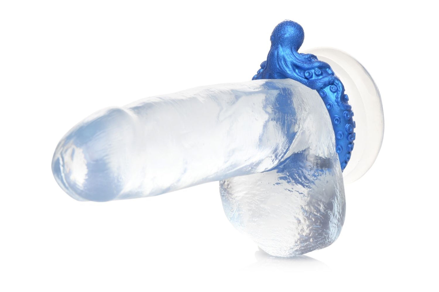 XR Brands - Poseidon's Octo-Ring Silicone Cock Ring - Blue