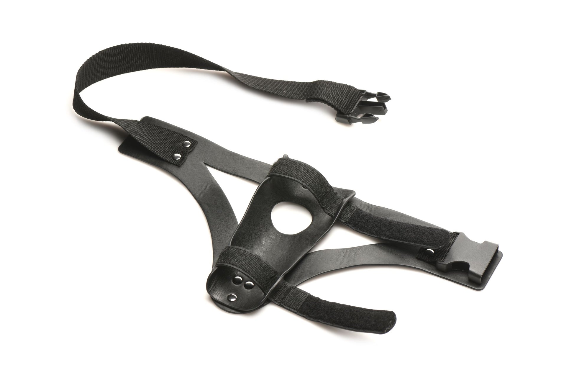 XR Brands - Thunder Strap Wand Thigh Harness - Black