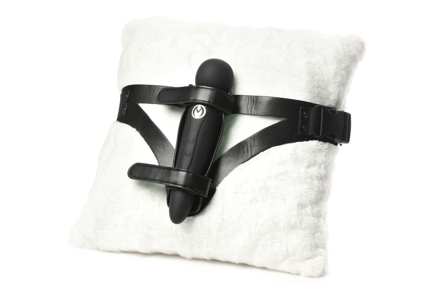 XR Brands - Thunder Strap Wand Thigh Harness - Black