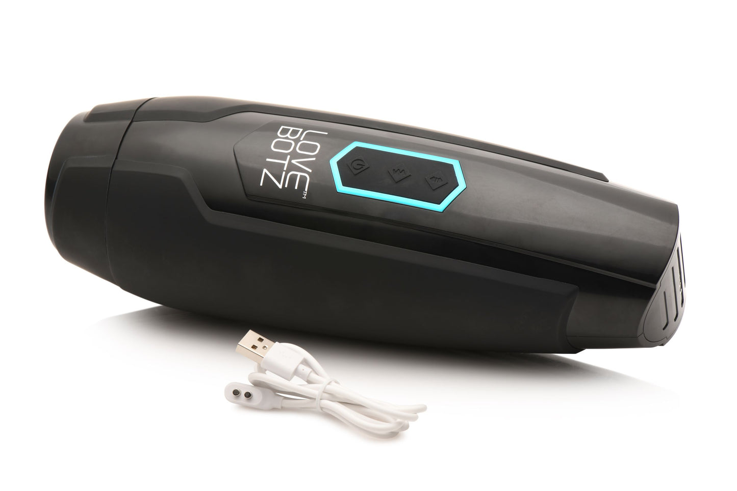 XR Brands - Thrusting and Vibrating Masturbator - Black