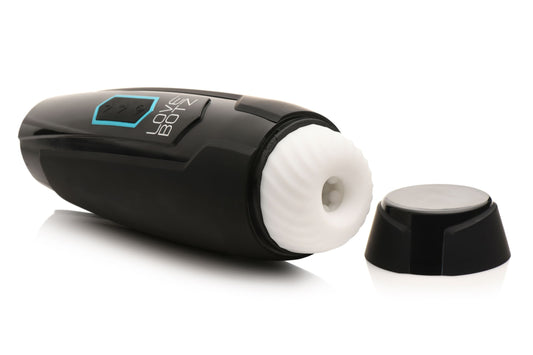 XR Brands - Thrusting and Vibrating Masturbator - Black