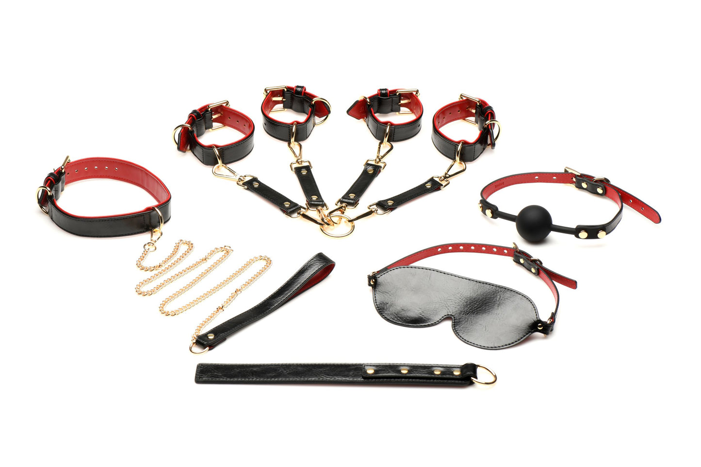 XR Brands - Lover's Luxe Bondage Set - Black