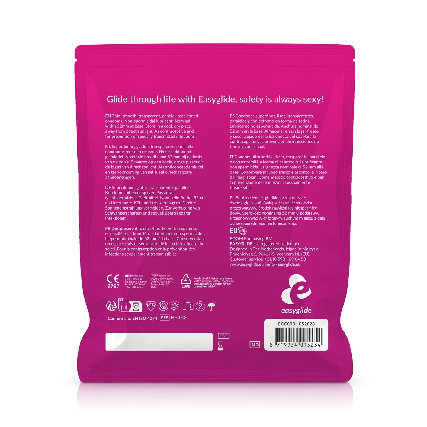 EasyGlide - Extra Thin Condoms - 40 pieces