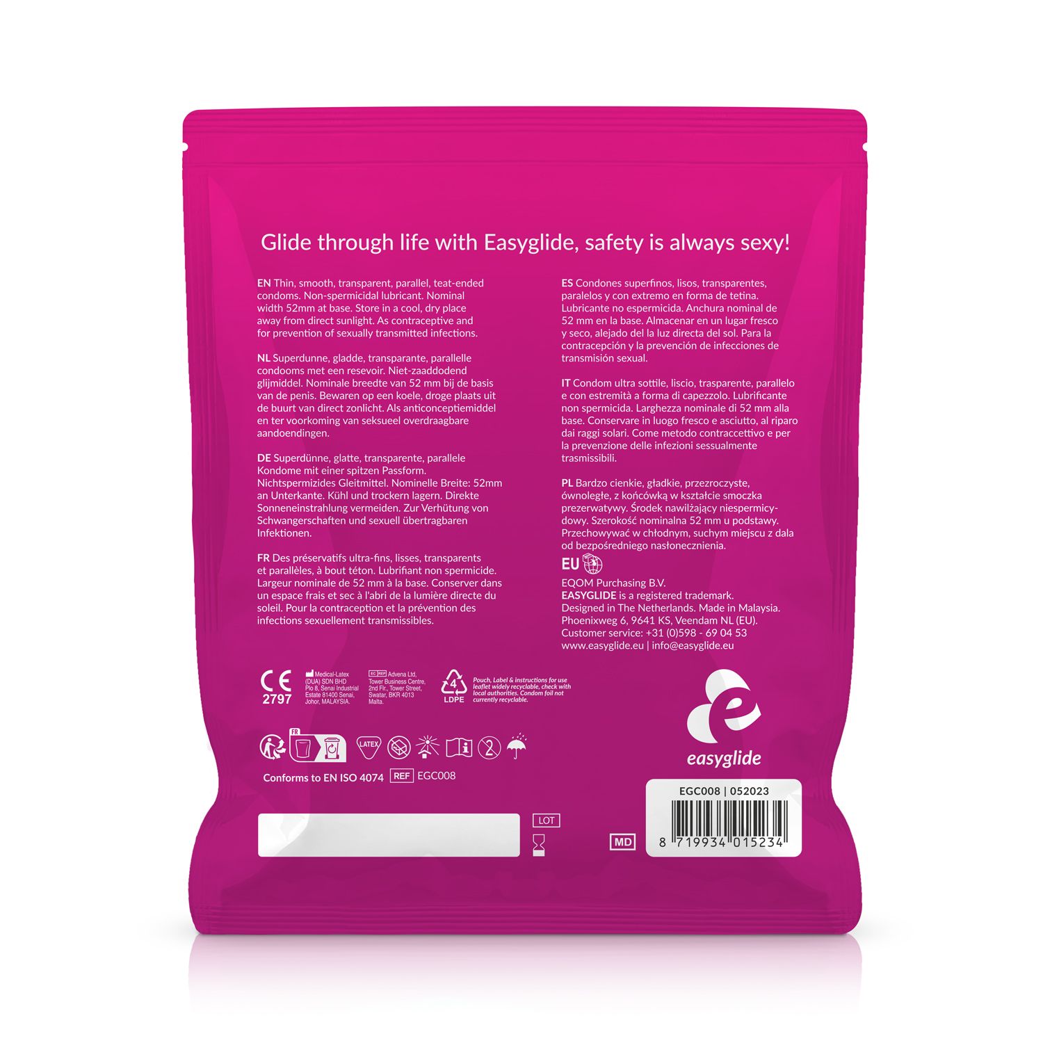 EasyGlide - Extra Thin Condoms - 40 pieces