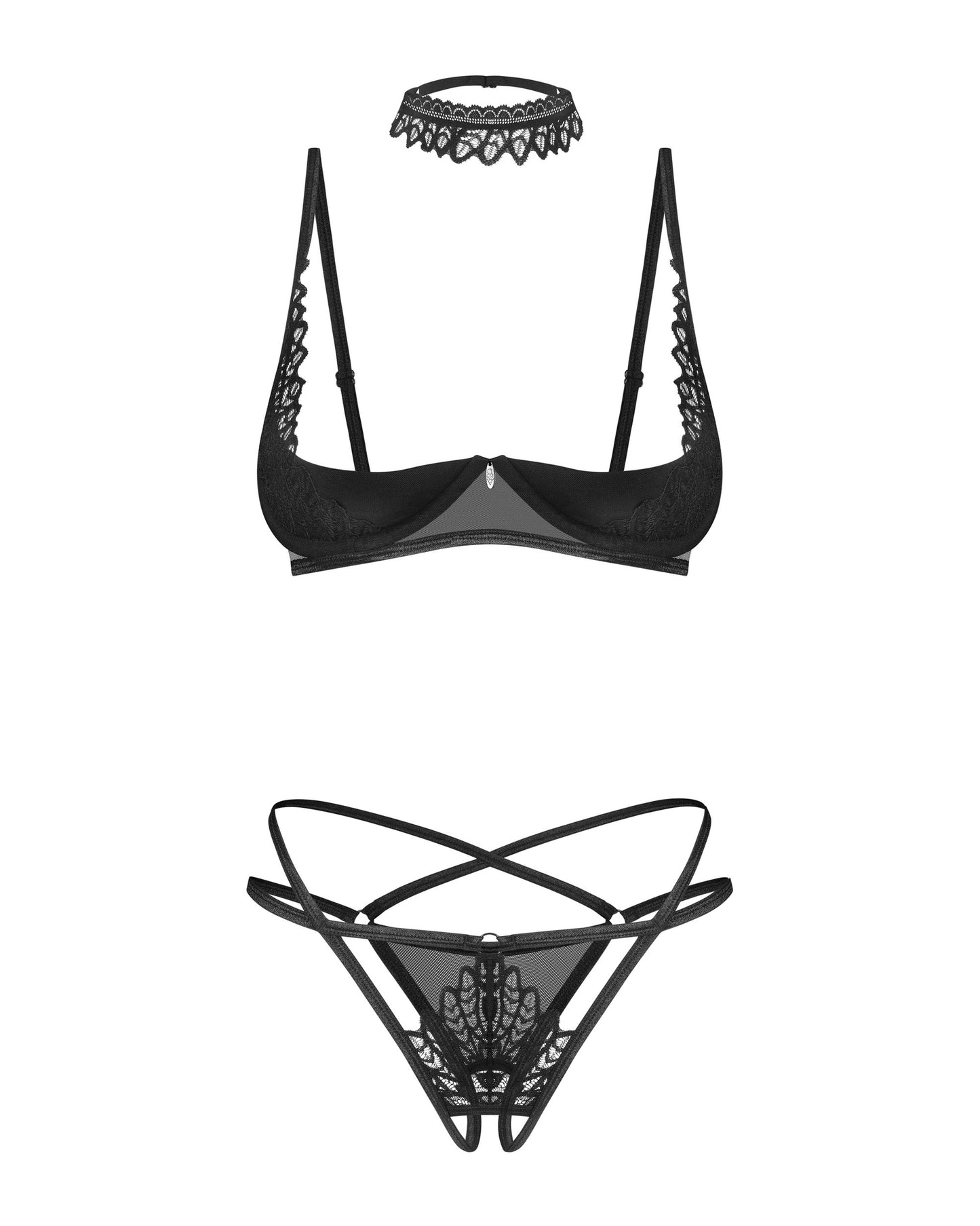 Donarella 3-pcs Crotchless Set XL/XXL | Obsessive