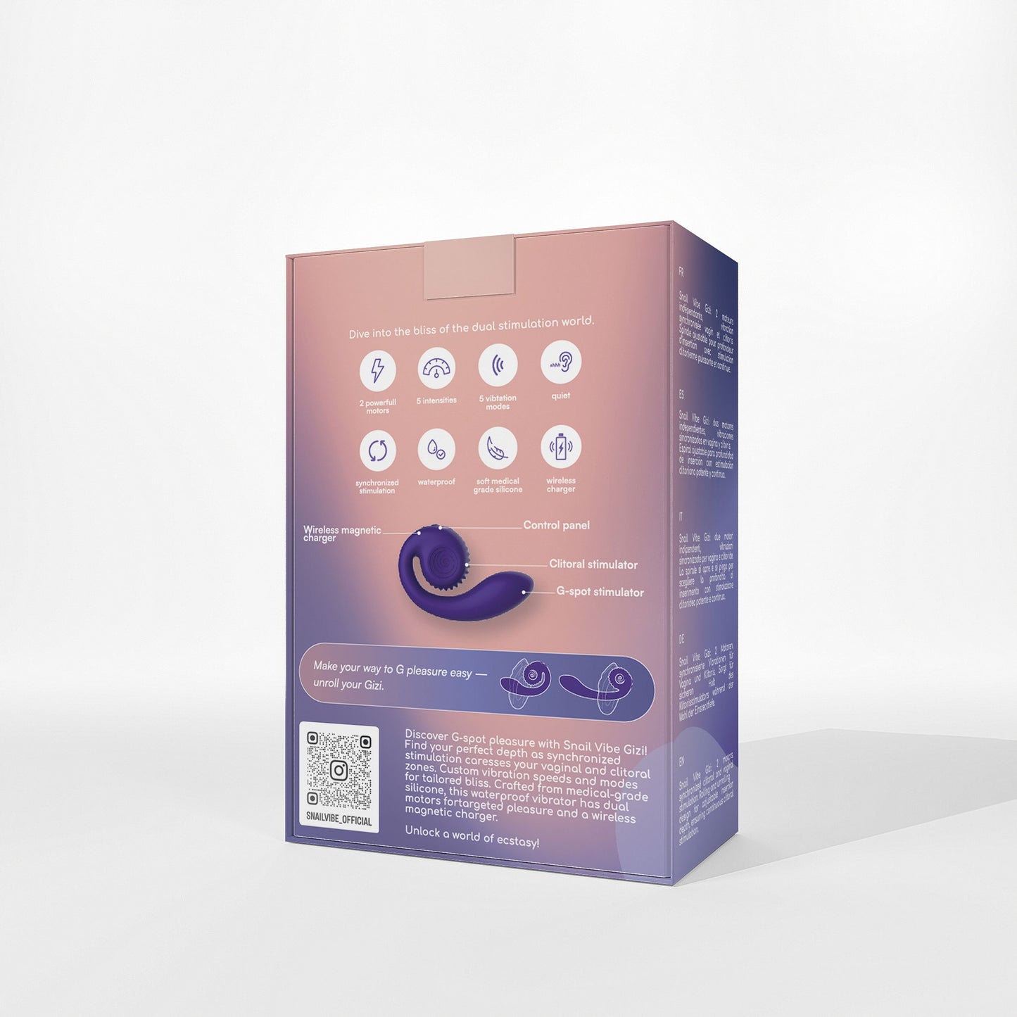 Snail Vibe Gizi vibrator - Purple