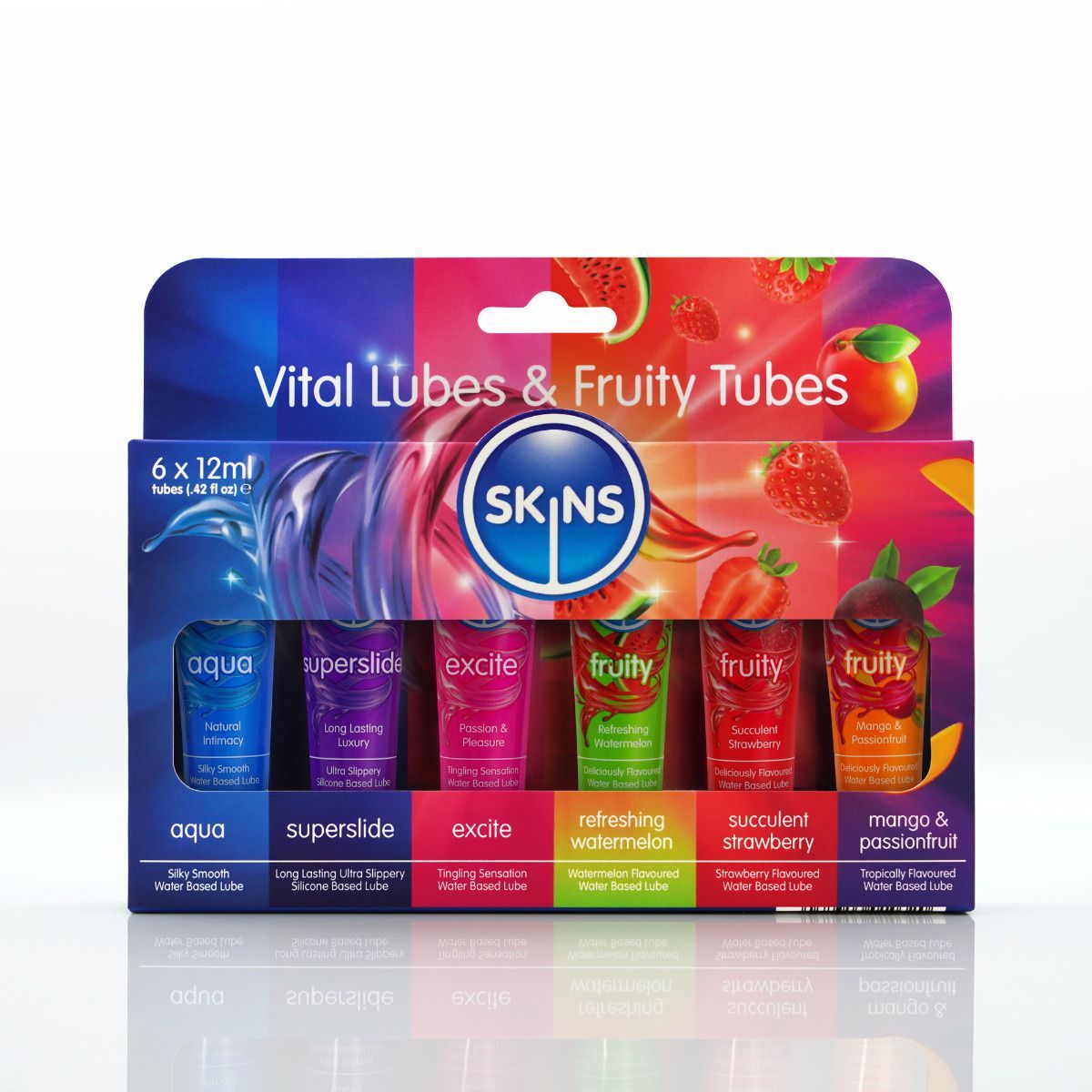 Skins Samples Tubes - Vital & Fruity - 6x 12ml