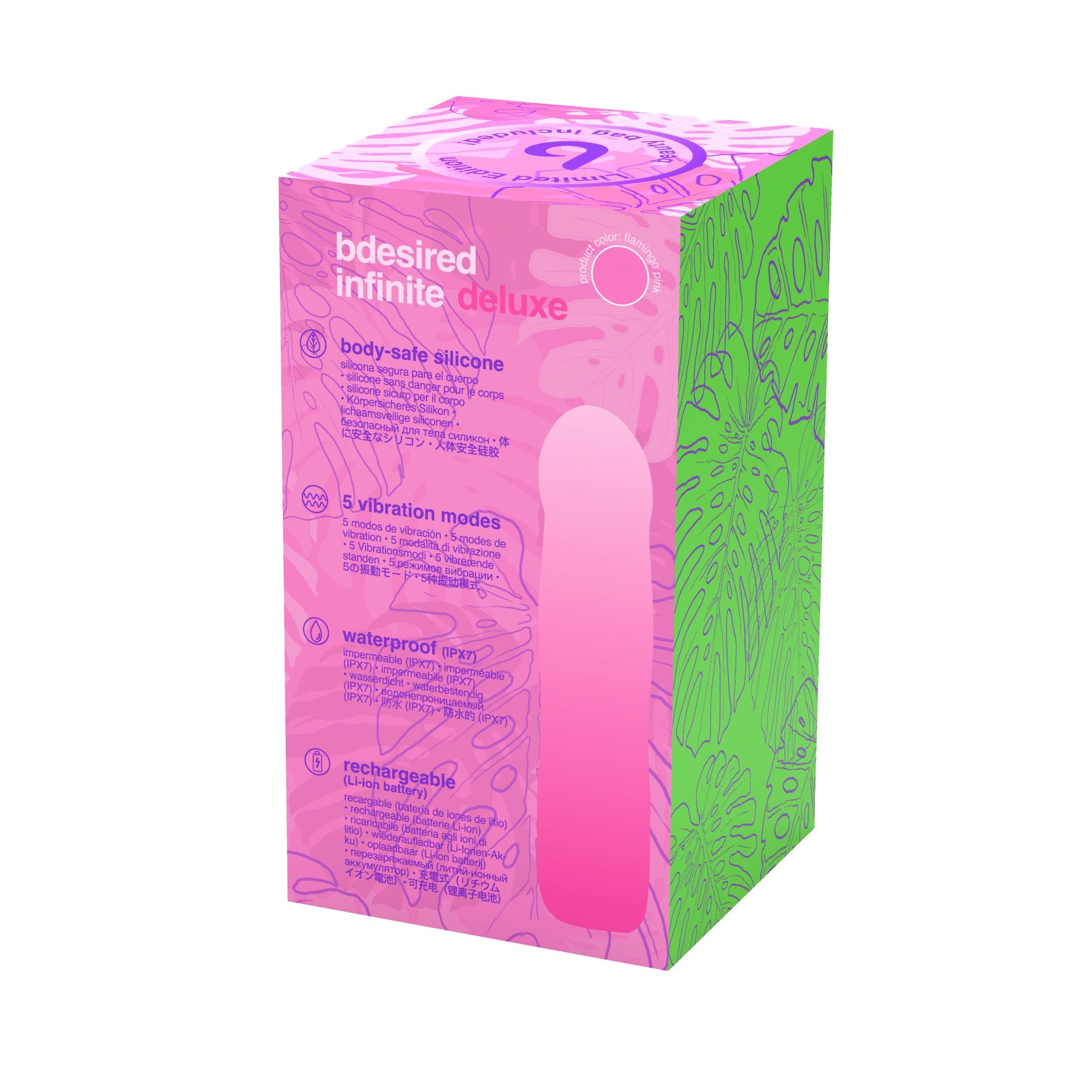 B Swish – BDESIRED INFINITE DELUXE Vibrator Beauty Edition – Pink